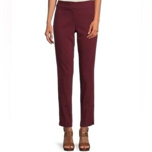 Michael Kors Lux Tech Stretch Flat Front Straight Leg Pant